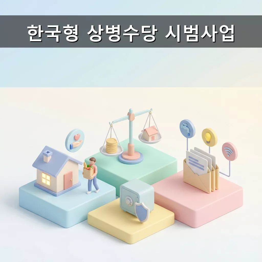 한국형 상병수당 시범사업 신청 방법 및 혜택 안내 총정리