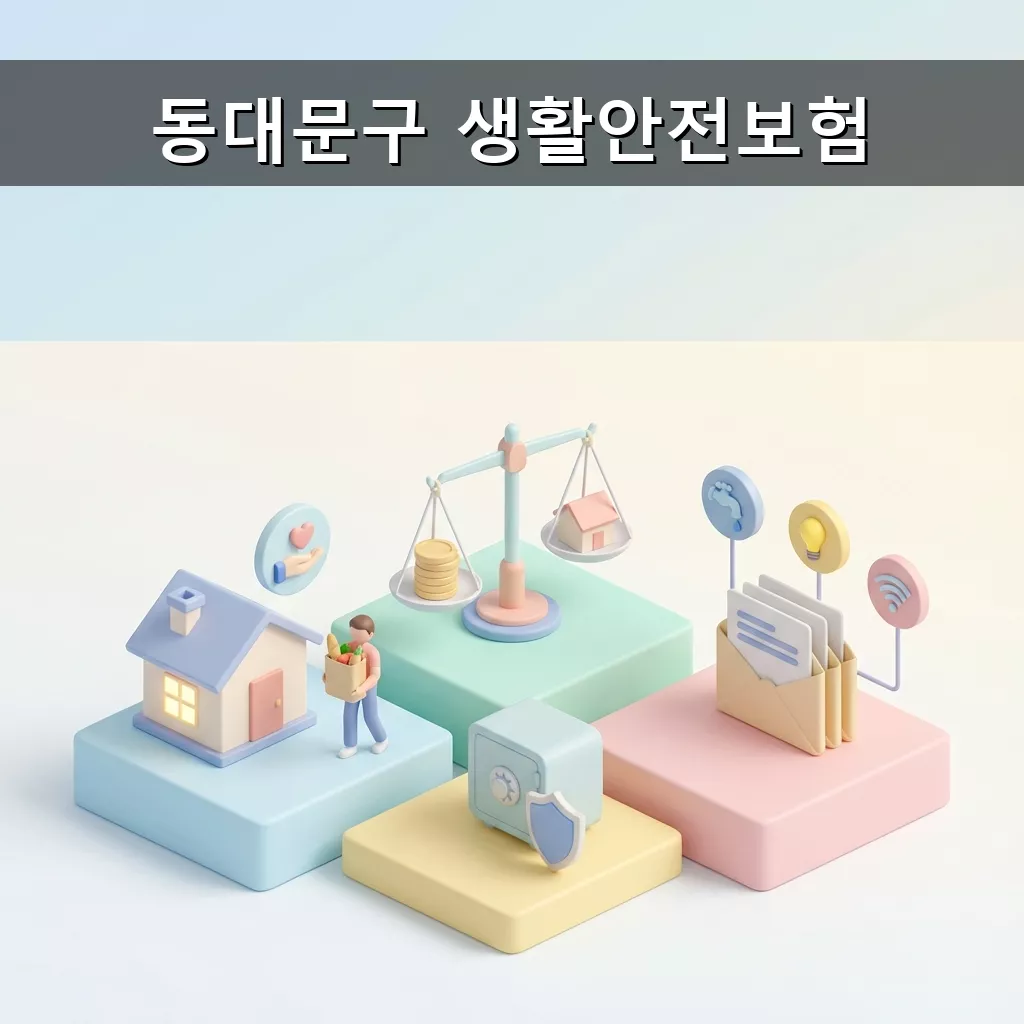 동대문구 생활안전보험 모든 구민을 위한 든든한 안전망 보험금 2000만원