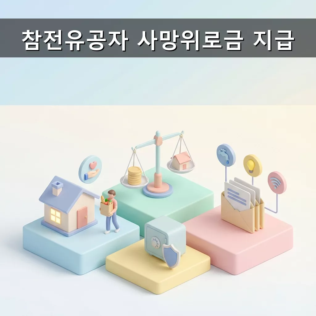 부산 중구 참전유공자 사망위로금 20만원 지원 안내
