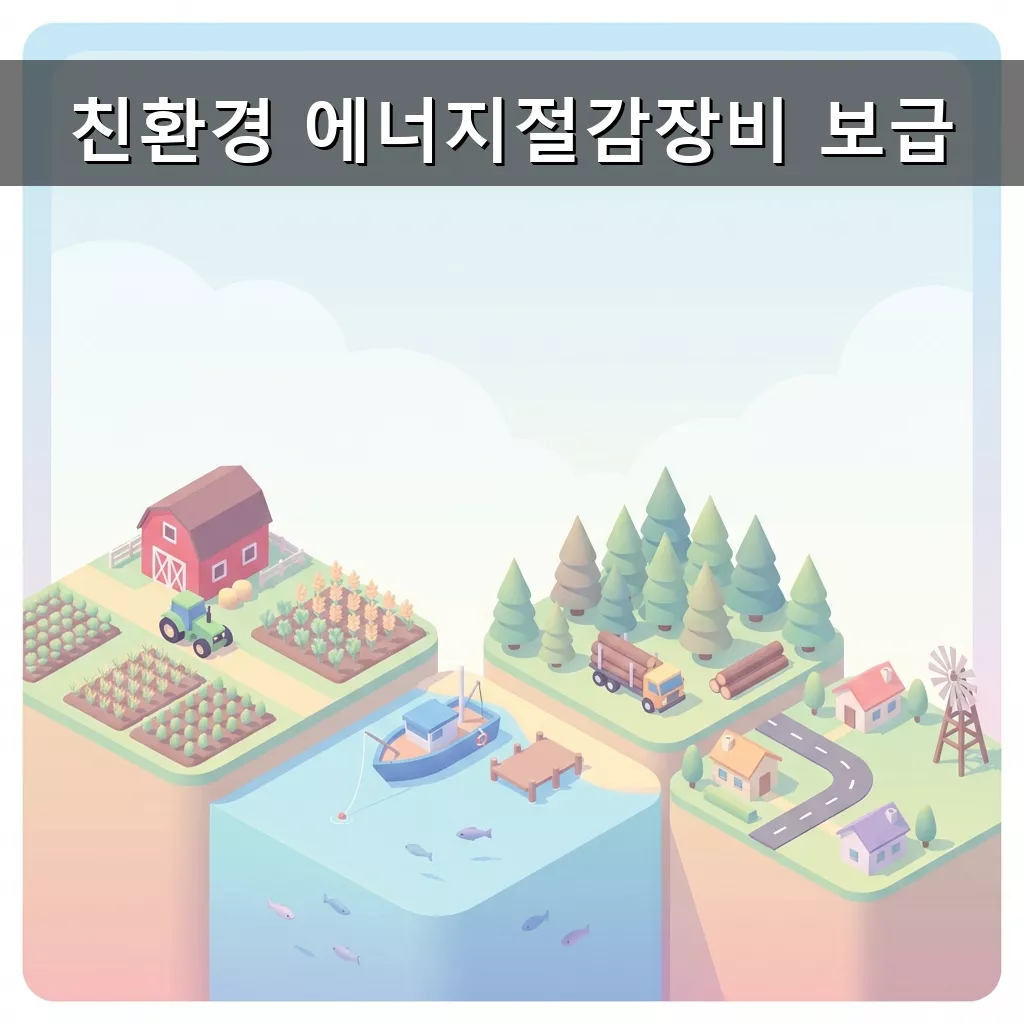 어업인 지원 친환경 에너지절감장비 보급 2026년 신청하세요