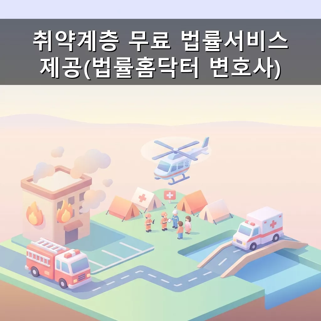 취약계층 법률 도우미 법률홈닥터 변호사 무료 상담 완벽 활용법