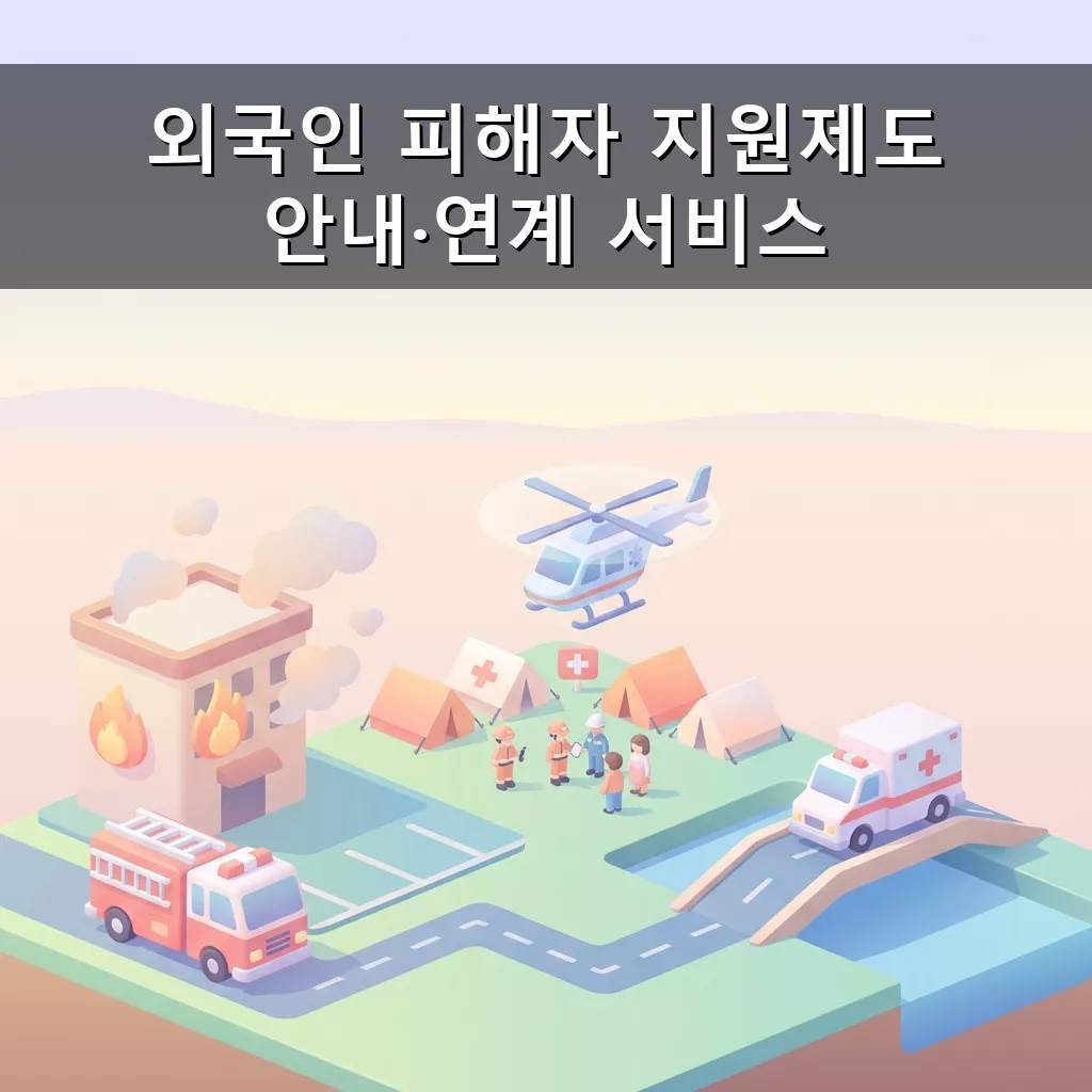 외국인 범죄 피해 지원 전국 394개소 도움센터 안내