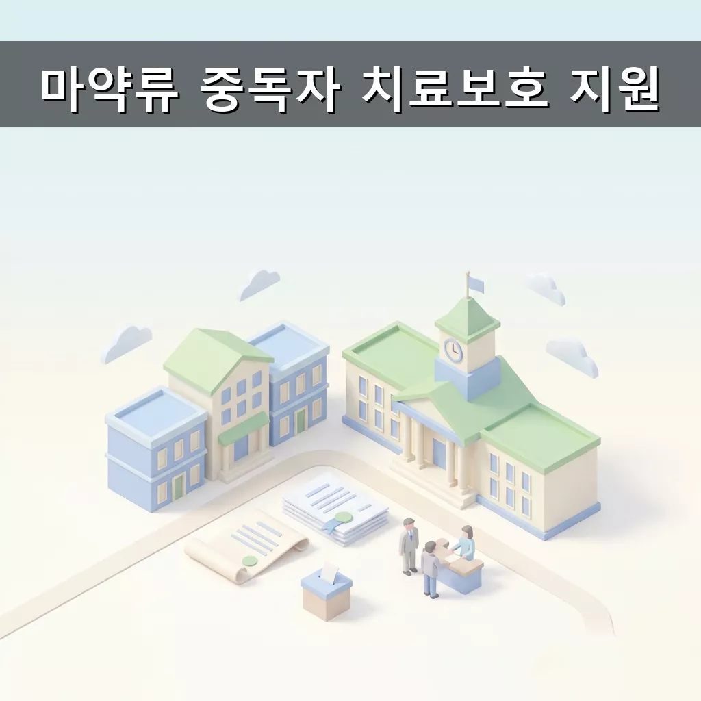 마약류 중독 치료보호 지원 건강 회복과 사회 복귀를 위한 정부 지원