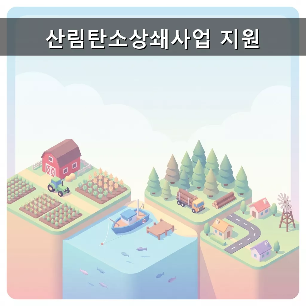 산림탄소상쇄사업 지원 2026년 참여 기회 사업계획서 컨설팅 비용 지원