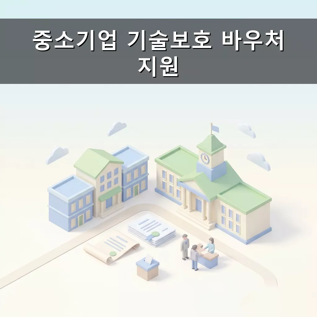 중소기업 기술보호 바우처 지원 2025년 신청하세요 핵심 혜택 대상 방법