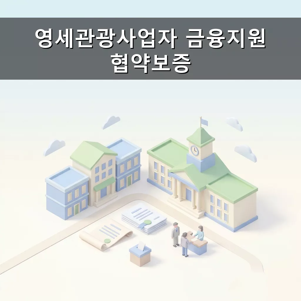 영세 관광사업자 금융지원 받으세요 최대 2억원 협약보증 안내