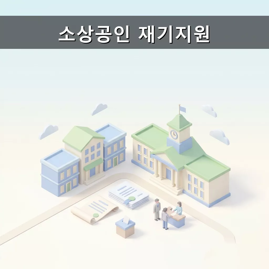소상공인 재기지원 폐업 위기 극복 재창업 성공 전략