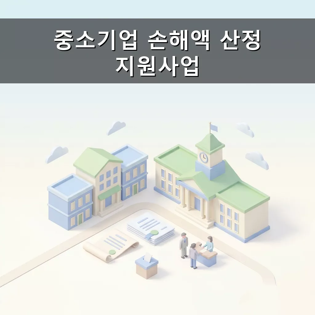 중소기업 손해액 산정 지원사업 신청 방법 및 혜택 안내 총정리