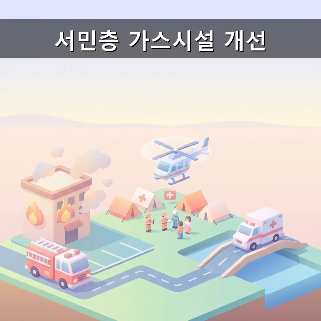 서민층 가스시설 개선 지원 사업 정부 지원으로 안전 UP