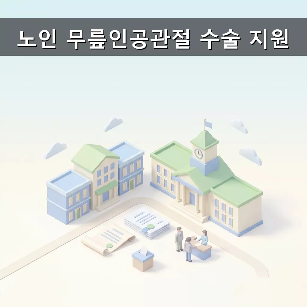 60세 이상 어르신 무릎인공관절 수술비 지원 받으세요