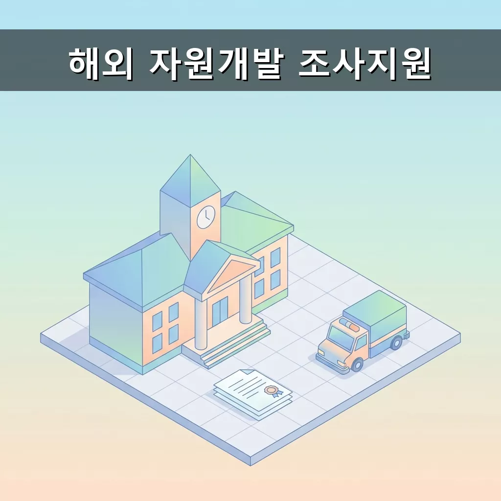 해외 자원개발 조사 지원금 2026년 완벽 가이드 신청 조건 방법 총정리