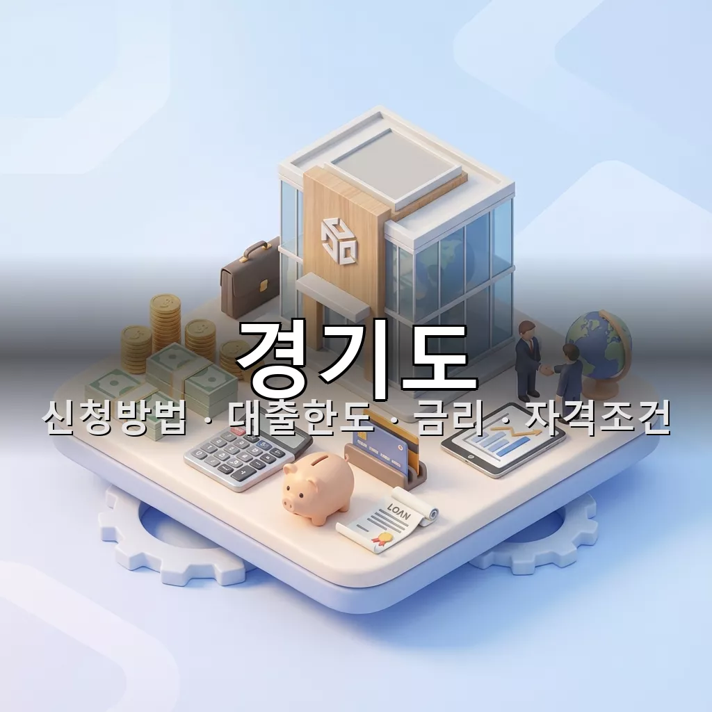 경기도 중소기업 육성자금(운전 일반기업) 신청방법 대출한도 금리 자격조건 총정리
