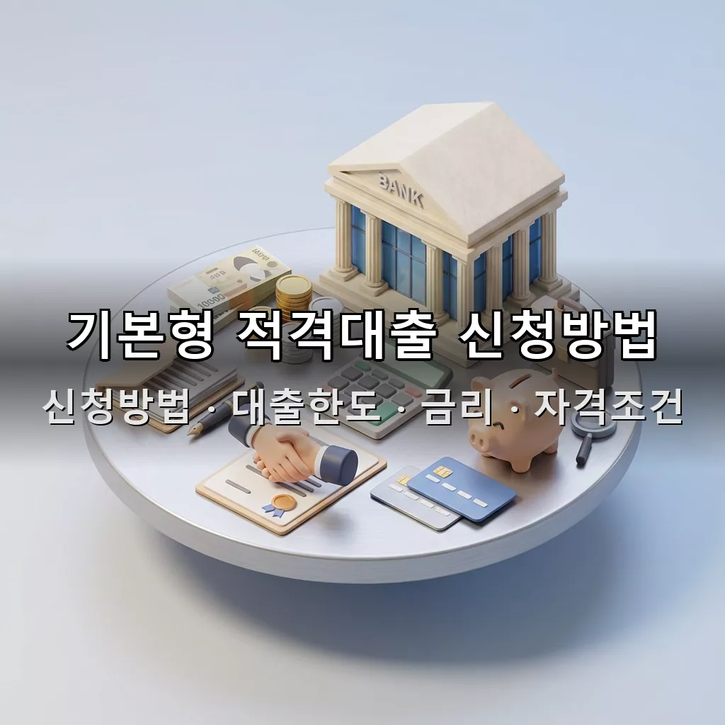 기본형 적격대출 신청방법 대출한도 금리 자격조건 총정리