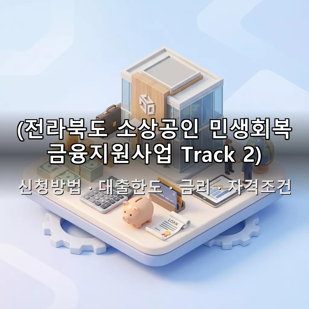 (전라북도 소상공인 민생회복 금융지원사업 Track 2) 소기업육성 4無 안심자금 지원 Track2(“초기창업자 지원부문”) (전북) 신청방법 대출한도 금리 자격조건 총정리